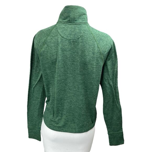 Outdoor Voices Women's Green Long Sleeve Turtleneck Quarte Zip Athletic Top S - Picture 2 of 3